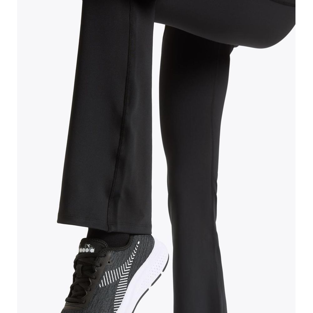 Black Polyester Athletic Pants