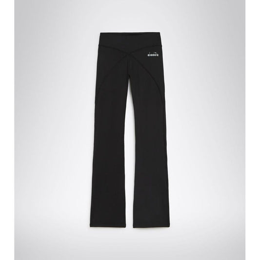 Black Polyester Athletic Pants