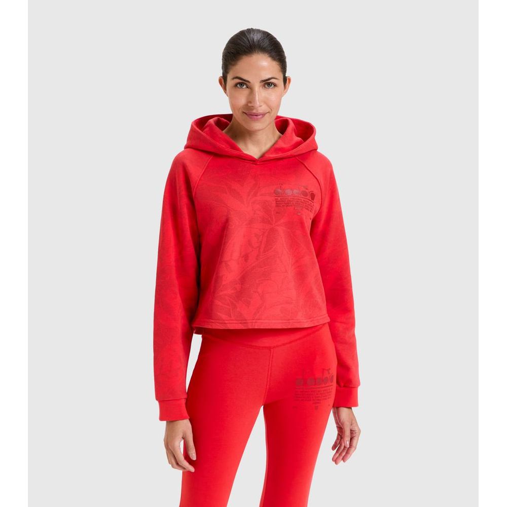 Red Cotton Sweatshirt
