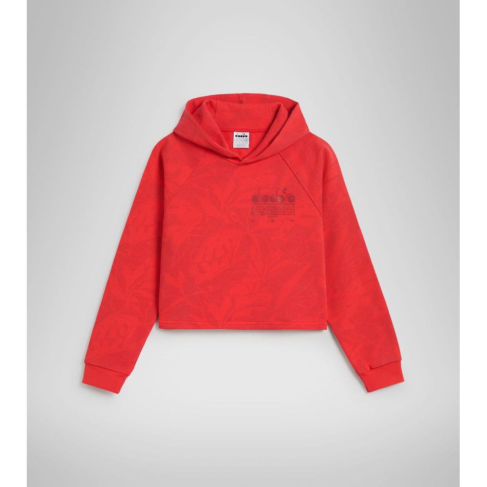 Red Cotton Sweatshirt