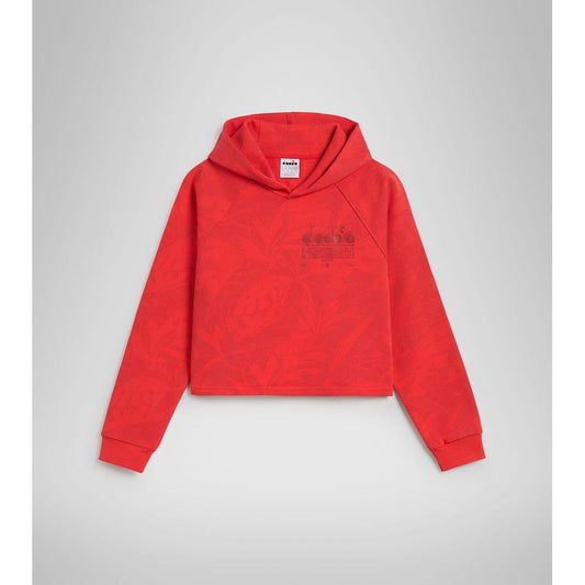 Red Cotton Sweatshirt