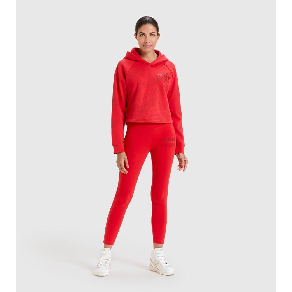Red Cotton Sweatshirt