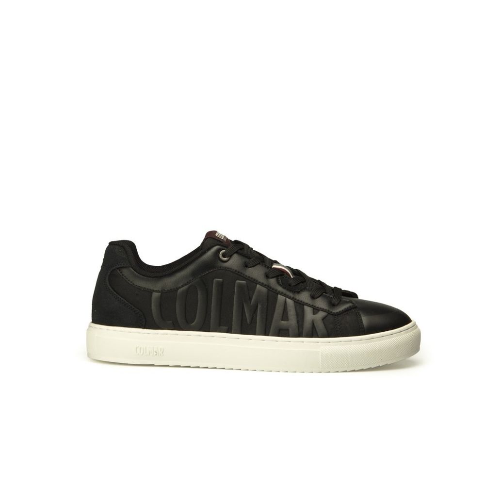 Black Nylon Low Top Sneakers