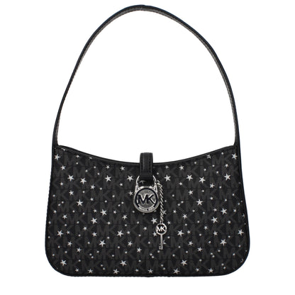 Black Fabric Handbag