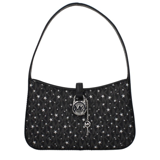 Black Fabric Handbag