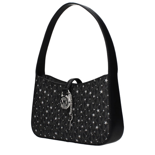Black Fabric Handbag