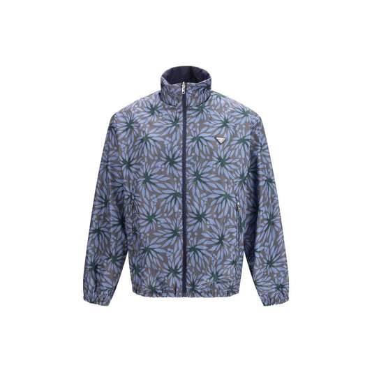 Blue Recycled Polyamide Shell Jacket