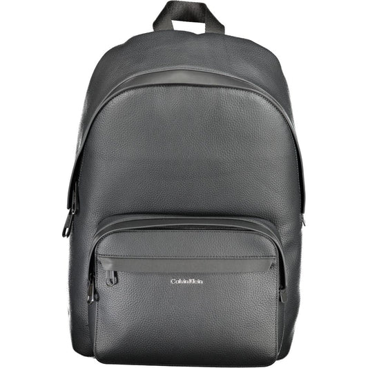 Nero Polyester Uomo Backpack