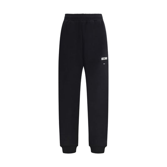 Black Cotton Casual Pants