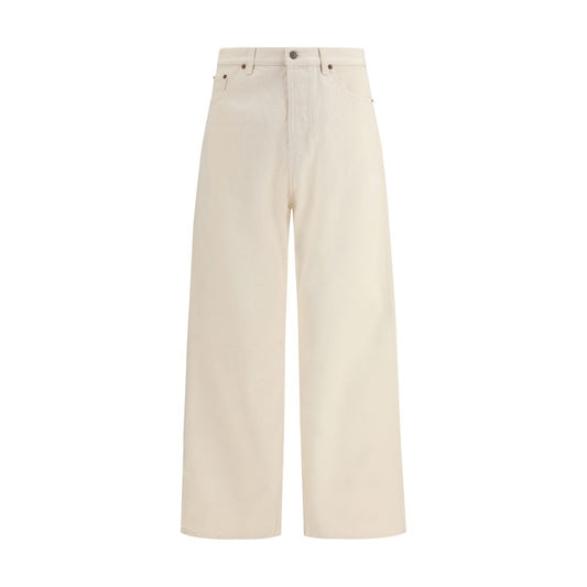 Beige Cotton Jeans Denim