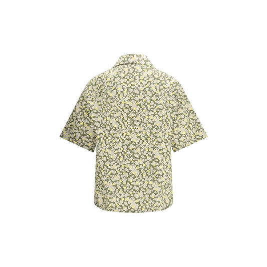Bicolor Cotton Pattern Shirt