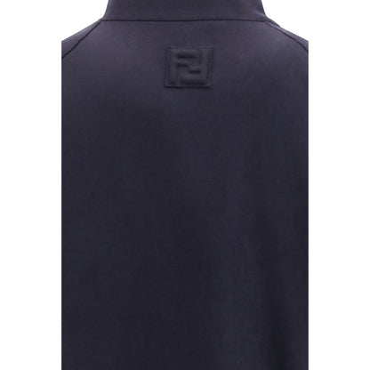 Blue Cashmere Bomber