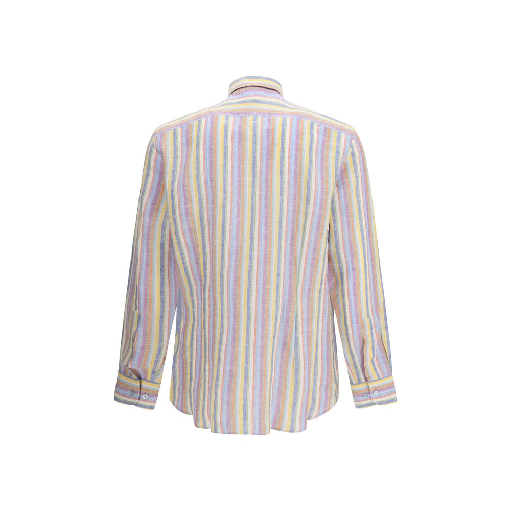 Multicolor Linen Pattern Shirt