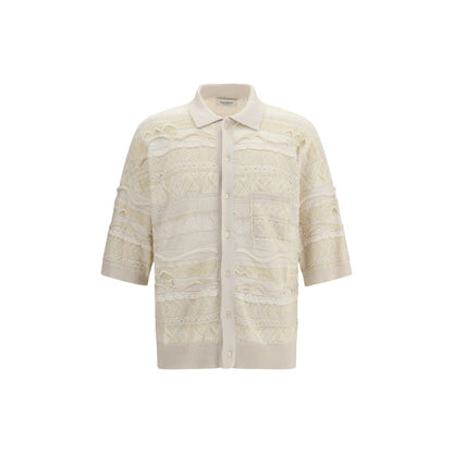 White Cotton Polo Shirt