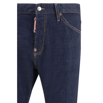 Blue Cotton Jeans Denim