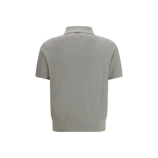 Beige Cotton Polo Shirt