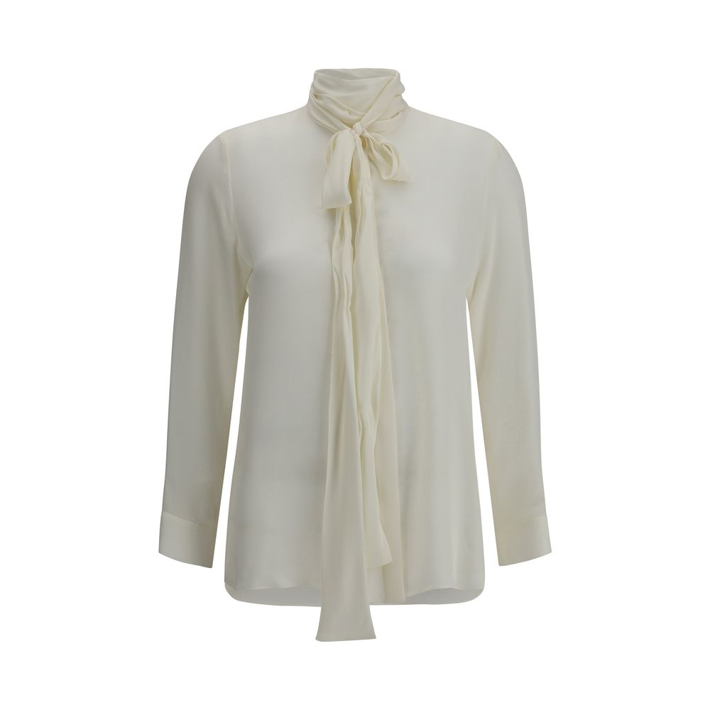 White Silk Dress Shirt