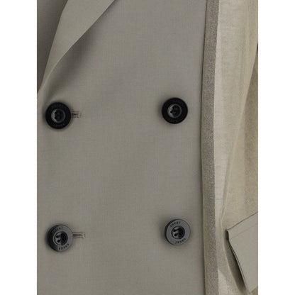 Bicolor Cotton Blazer