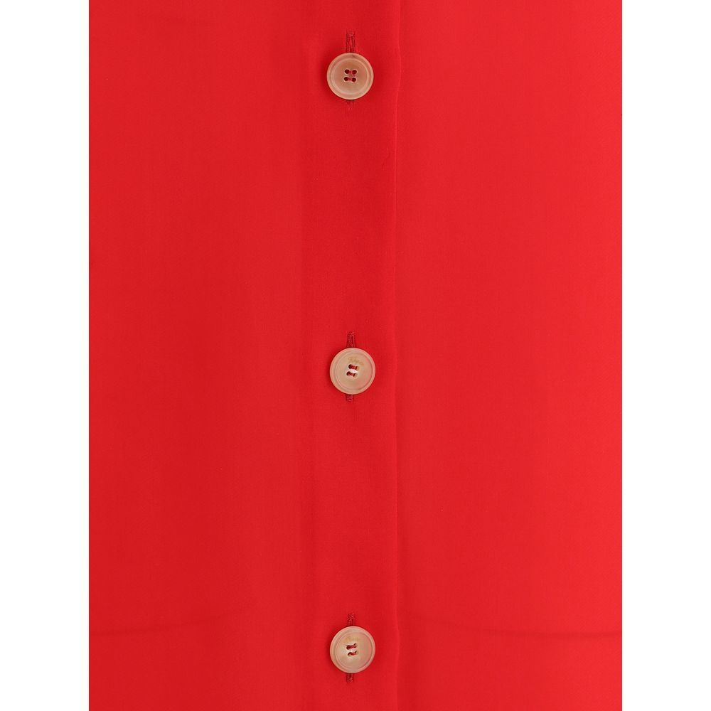 Multicolor Silk Casual Dress