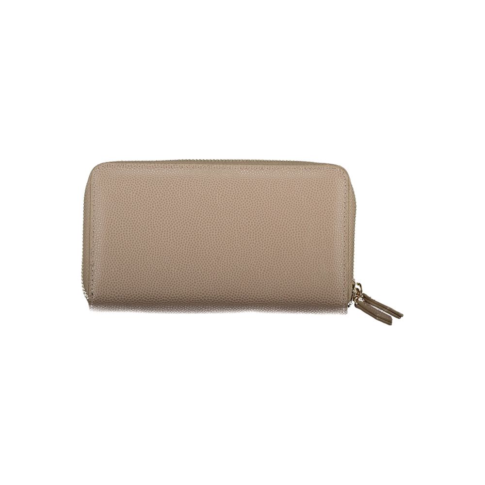 Marrone Polyurethane Women Wallet