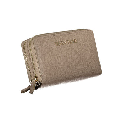 Marrone Polyurethane Women Wallet