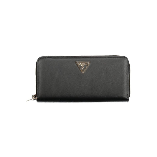 Nero Poliuretano Women Wallet