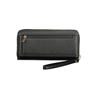 Nero Poliuretano Women Wallet
