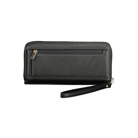 Nero Poliuretano Women Wallet