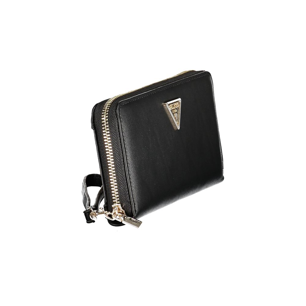 Nero Poliuretano Women Wallet