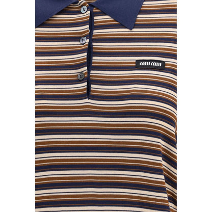 Brown Fleece Wool Polo Shirt