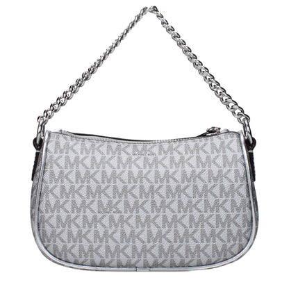 Gray Fabric Handbag