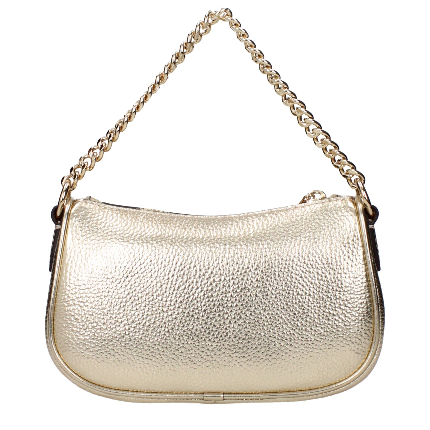 Gold Leather Handbag