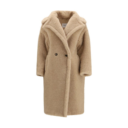 Beige Alpaca Vicugna Pacos Coat