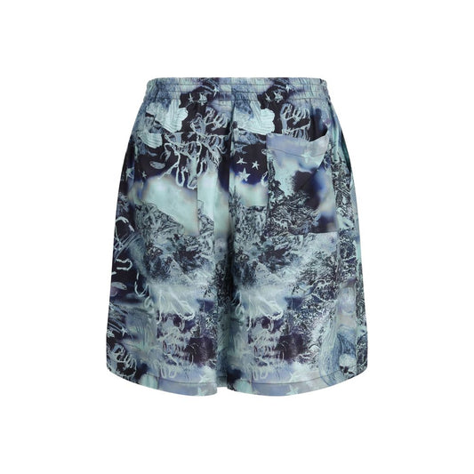 Multicolor Viscose Shorts