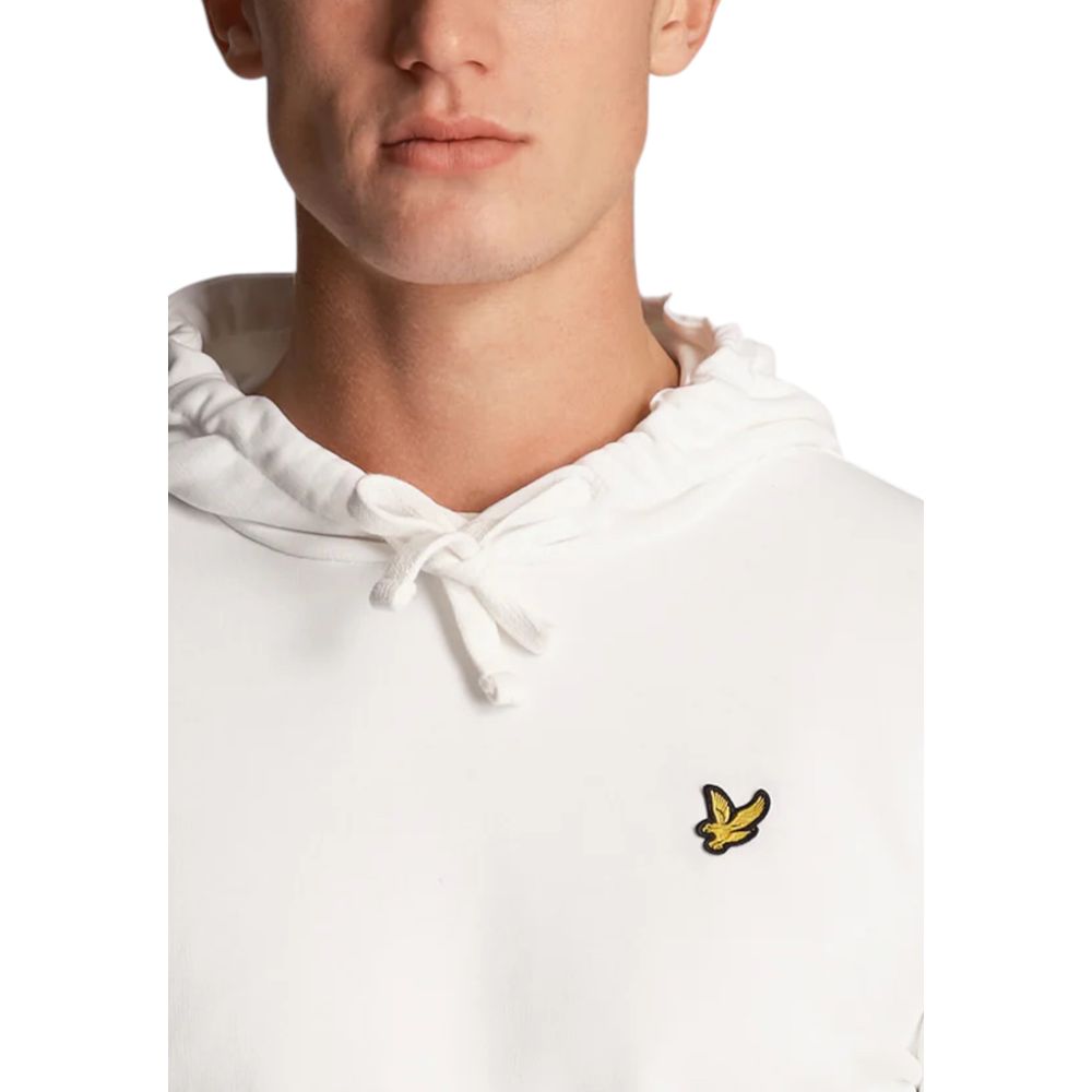 White Cotton Hoodie