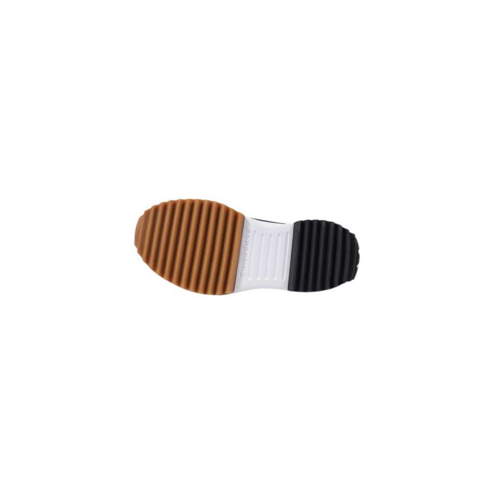 Black And White Fabric Chunky Sneakers