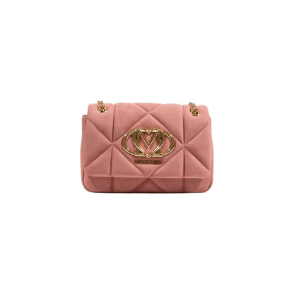 Pink Polyester Handbag