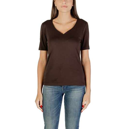 Brown Cotton T-Shirt