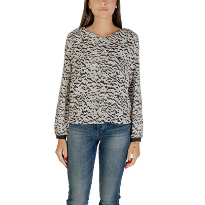 Bicolor Viscose Blouse