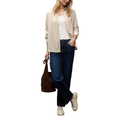 Beige Viscose Blouse