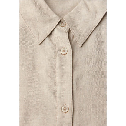 Beige Viscose Blouse