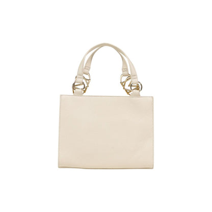 Beige Polyethylene Handbag
