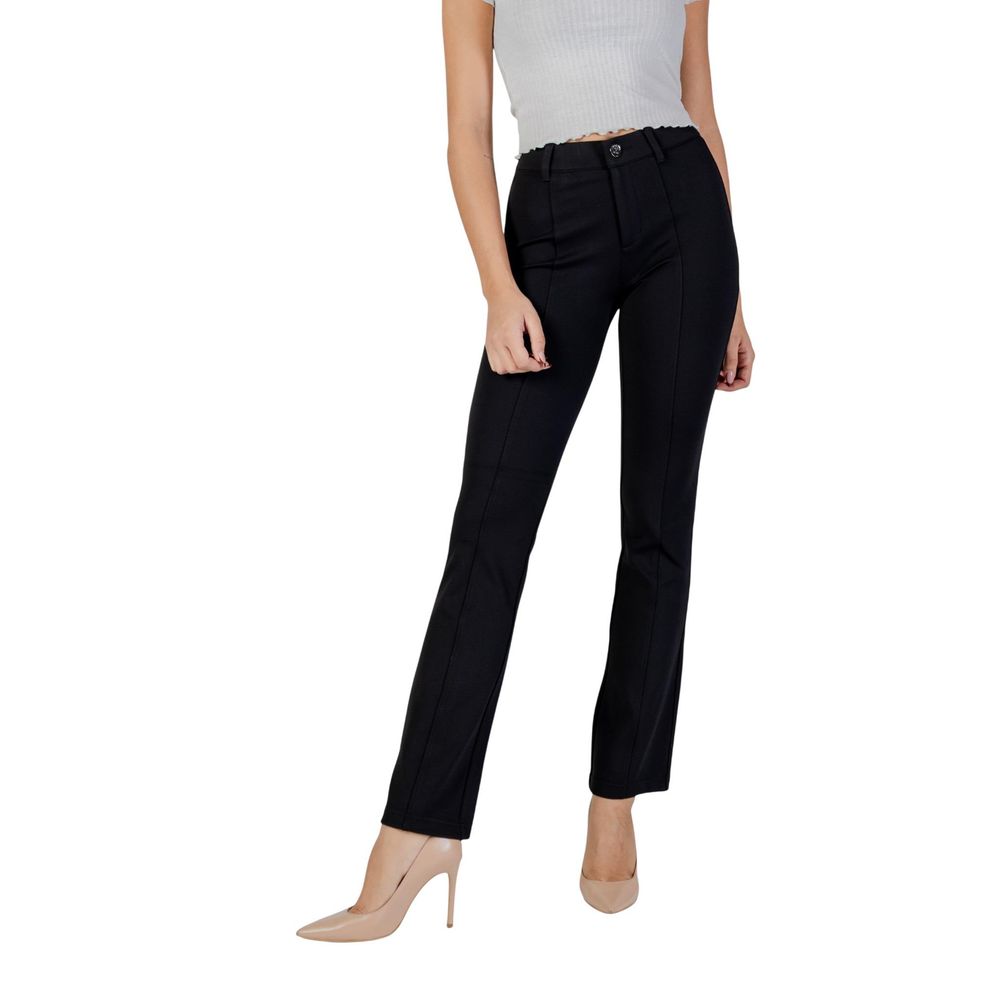 Black Polyamide Pants