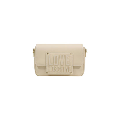 Cream Polyethylene Handbag
