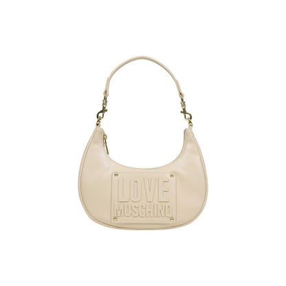 Cream Polyethylene Handbag
