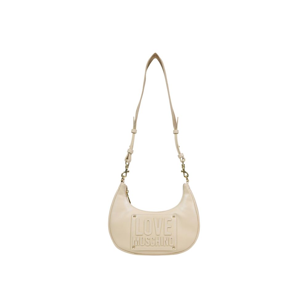 Cream Polyethylene Handbag