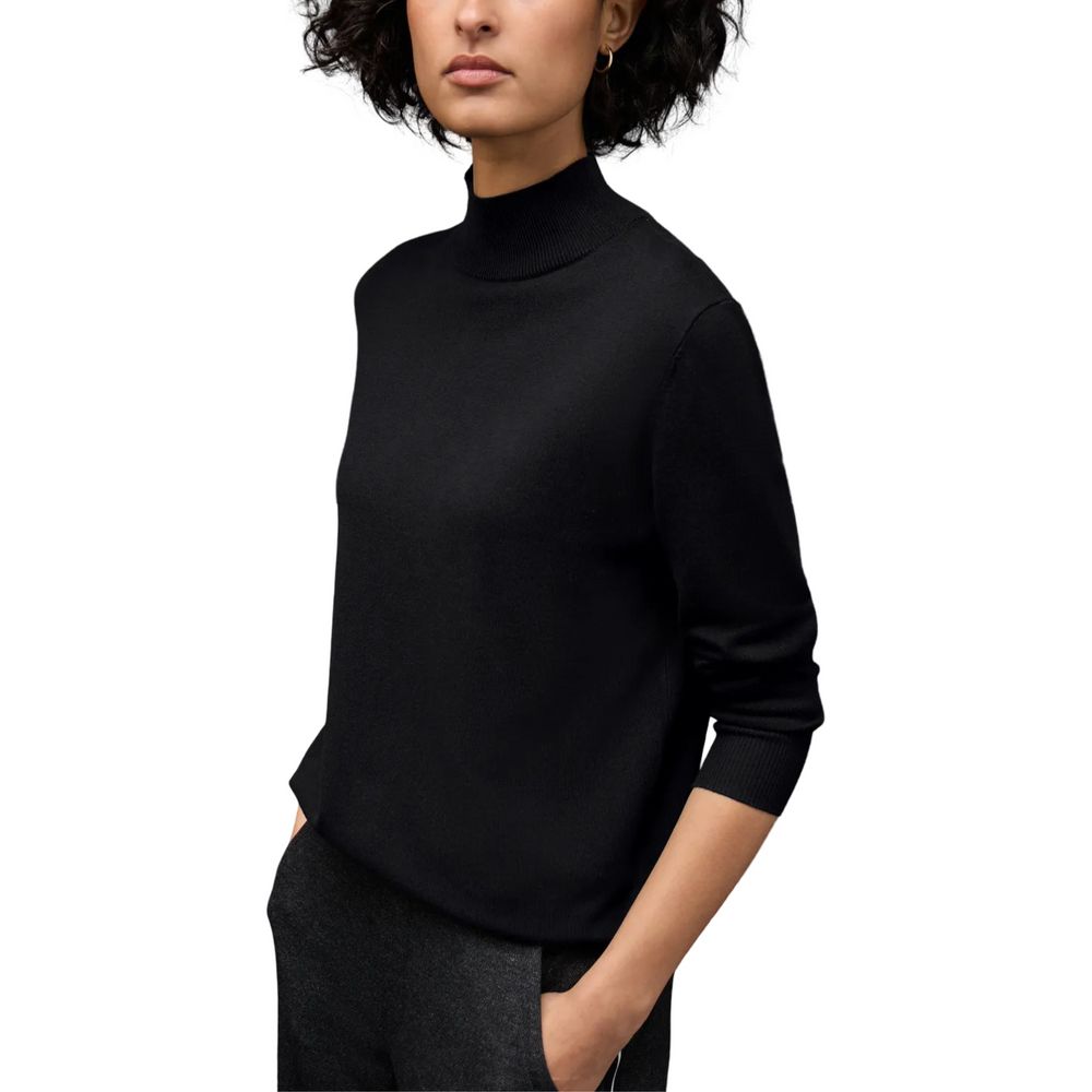 Black Viscose Sweatshirt