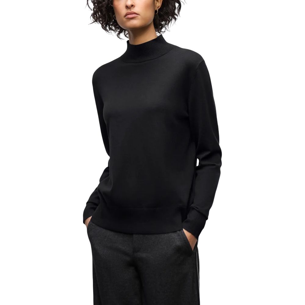 Black Viscose Sweatshirt