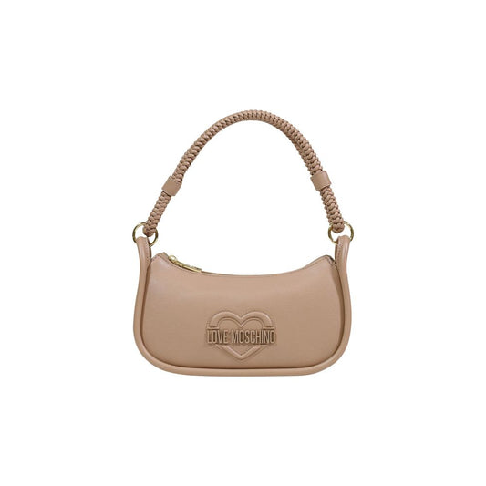 Beige Polyethylene Handbag
