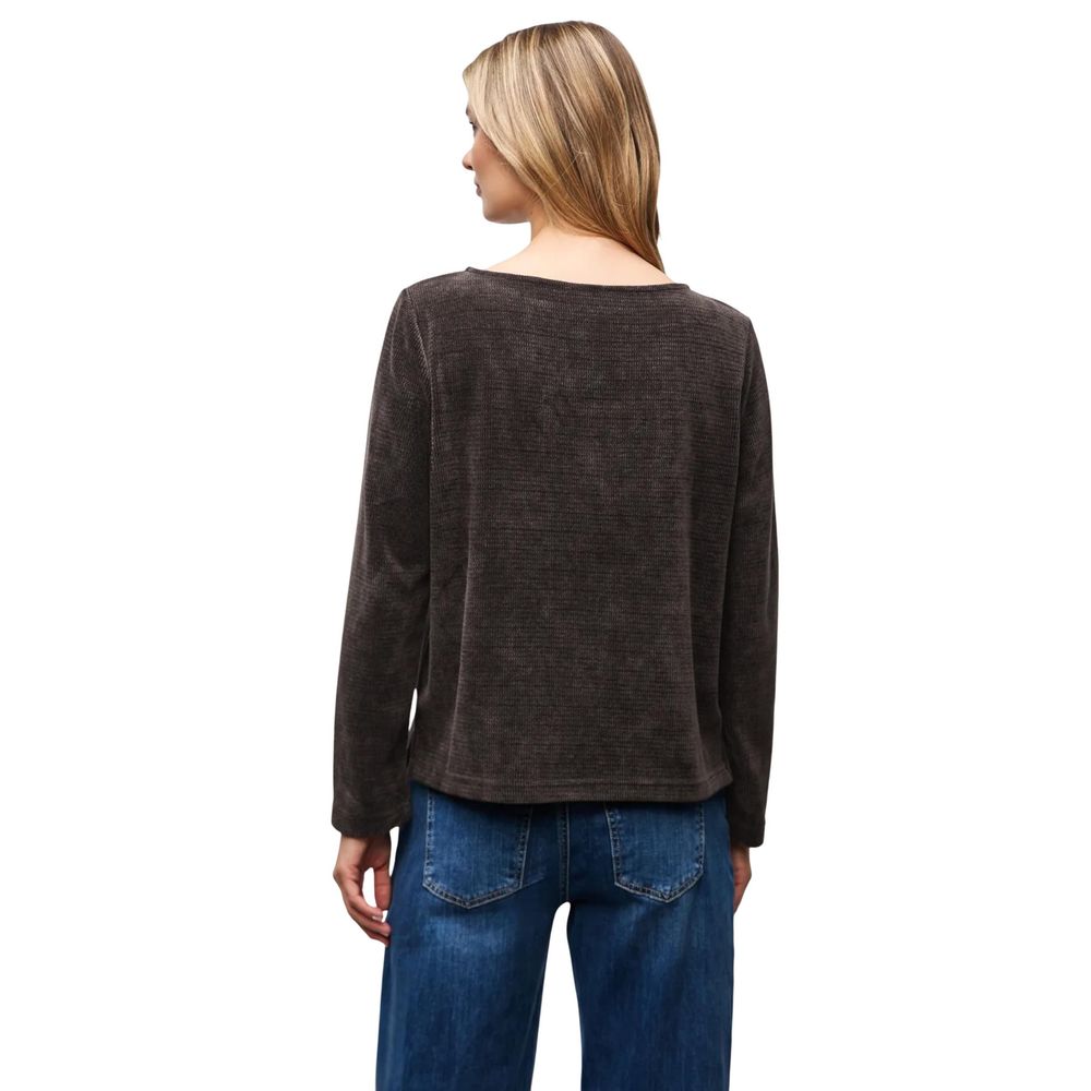 Brown Polyester Shirt